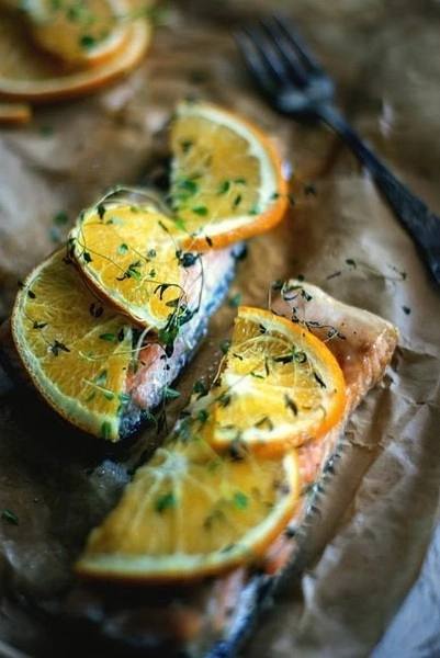 Семга в апельсиново‑соевом маринаде